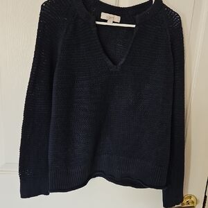 LOFT Women's Navy Sweater